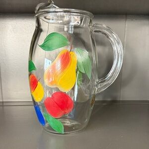 “Bartlett Collins” Gay Fad Fruit hand painted pitcher